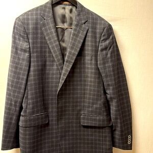 Peter Millar Dark Gray Check  Blazer
100% wool